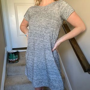 Gray Casual Dress